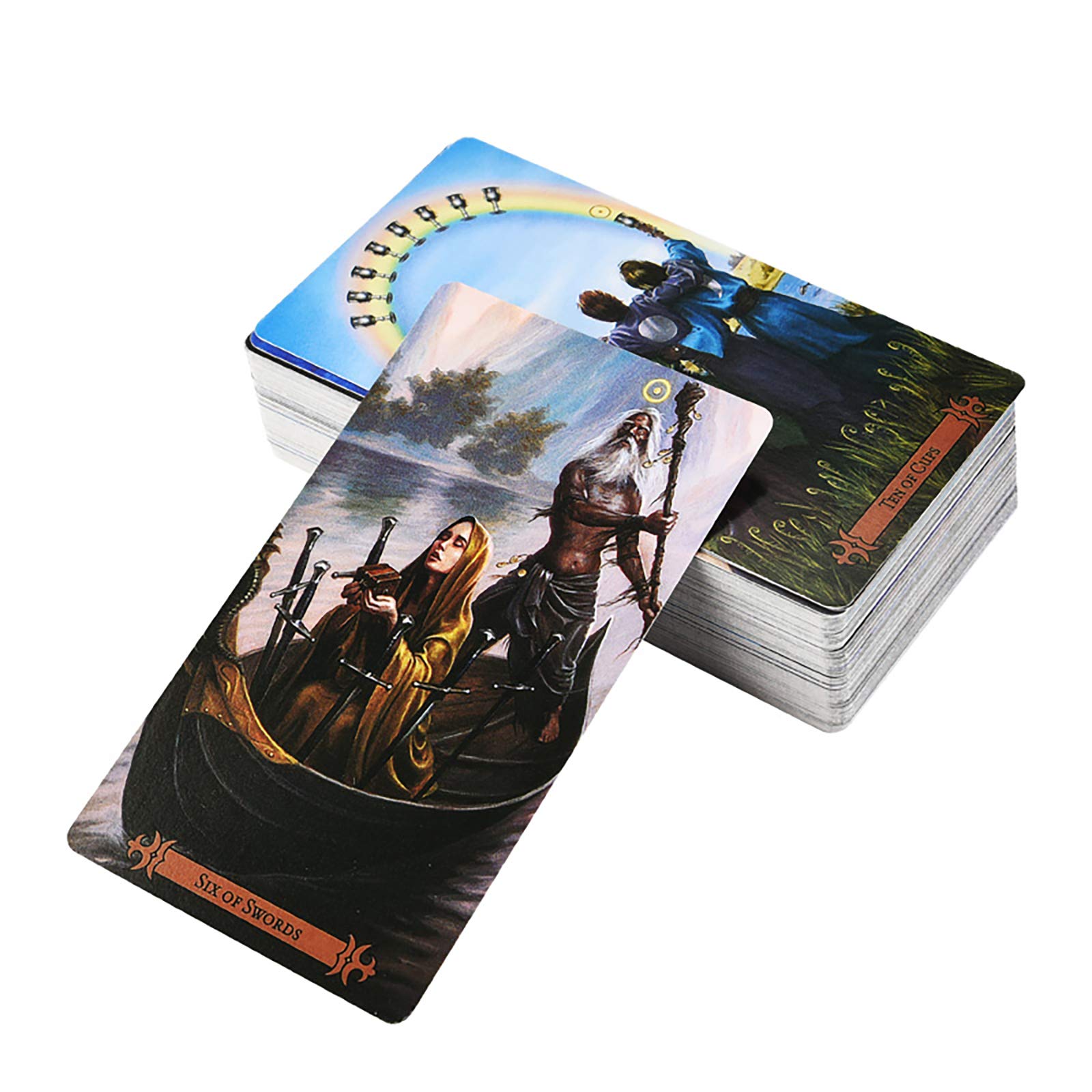 78Pcs Tarot Cards, Modern Spellcaster Tarot Cards, Fu'll English